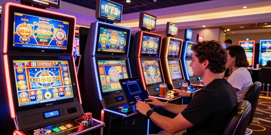Exciting gaming experience at UK slots not on Gamstop in lively casino environment.