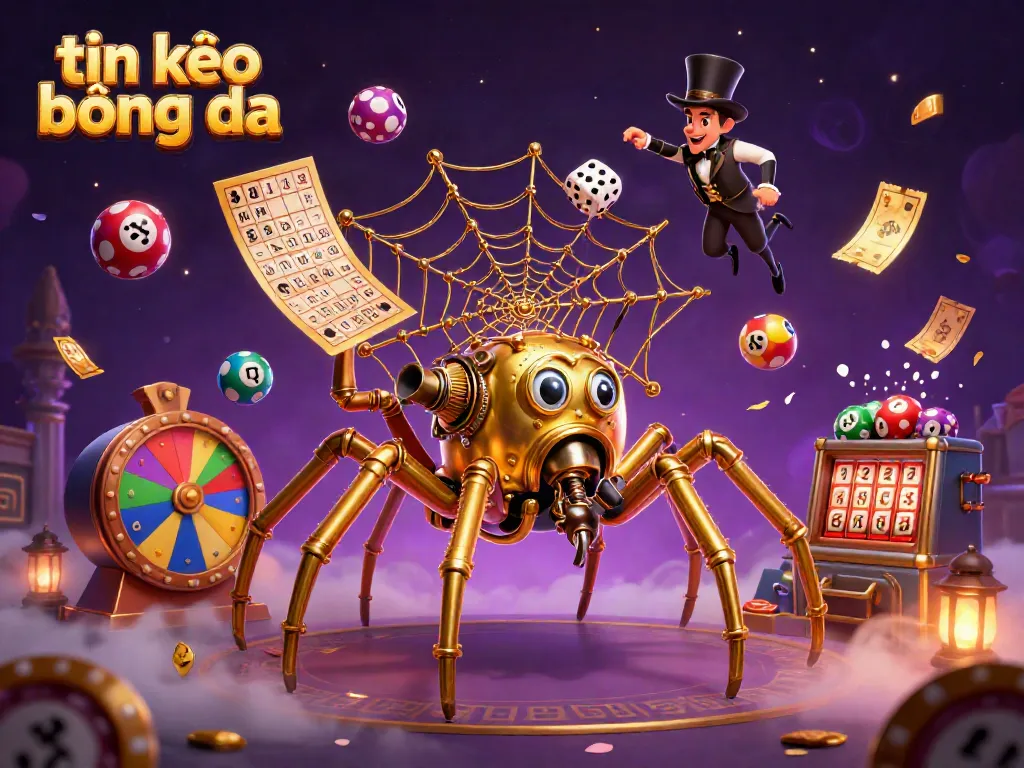 Experience thrilling moments in tin kèo bóng đá with engaged steampunk characters, dynamic game elements, and vibrant scene details.