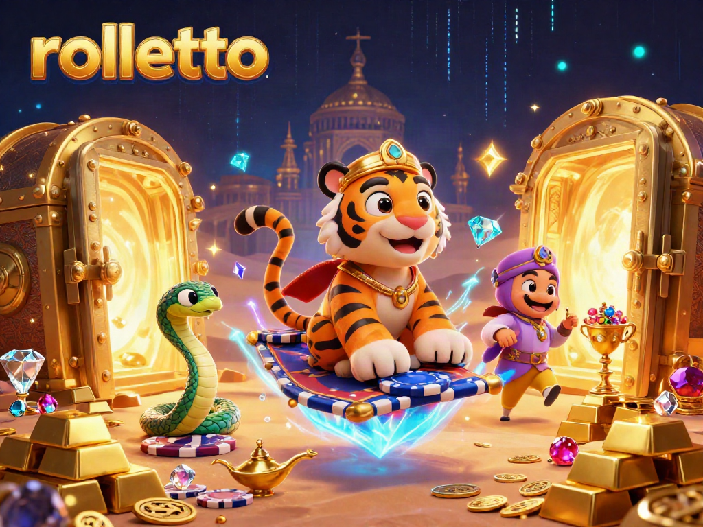 Engage with rolletto's thrilling gameplay featuring unique, vibrant characters and dynamic casino elements.