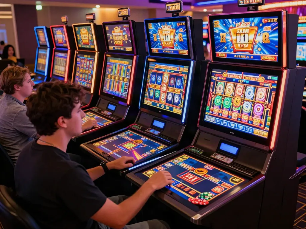 Experience the thrill of uk slots not on gamstop with diverse players enjoying vibrant online games.