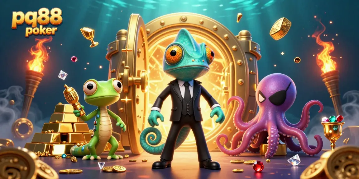 Engage in pq88 poker with thrilling characters and lavish 3D casino visuals.