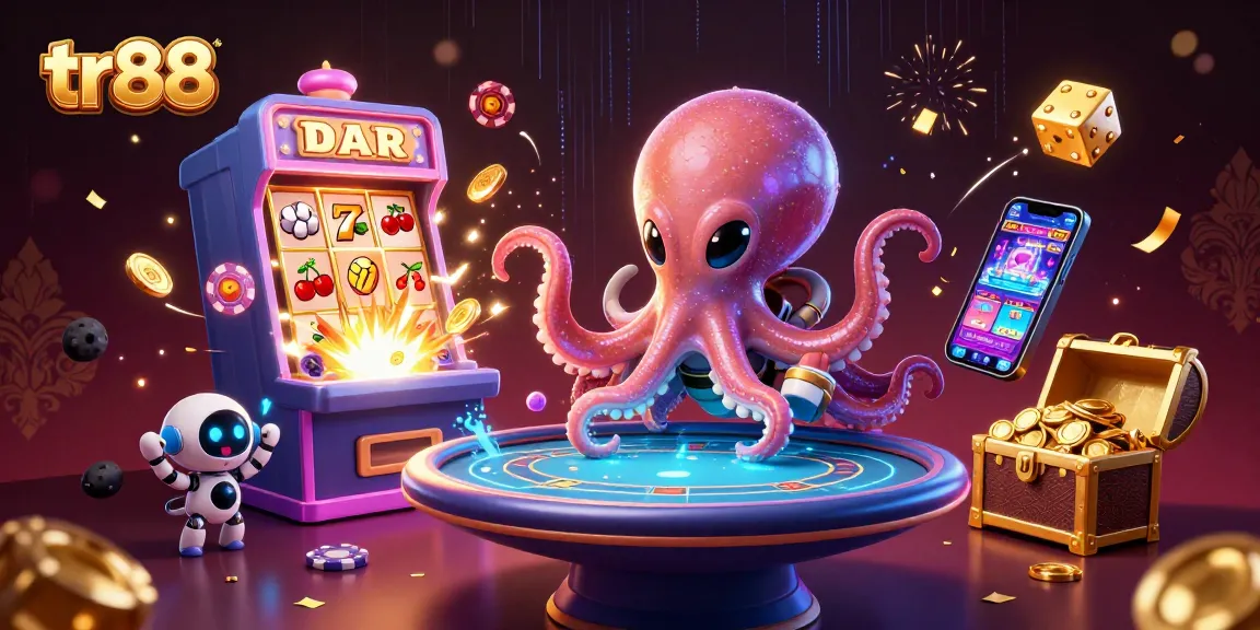 Enhance your gaming strategy with tr88's vibrant 3D casino illustration featuring immersive characters and elements.