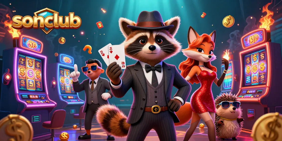 Experience thrilling slot adventures at sonclub with vibrant characters and rich casino elements.