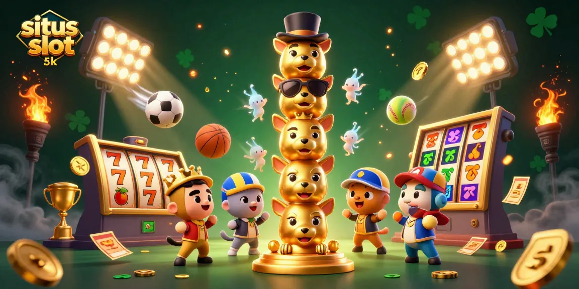 Engage with exciting games at situs slot 5k featuring dynamic slot reels and vibrant casino elements.